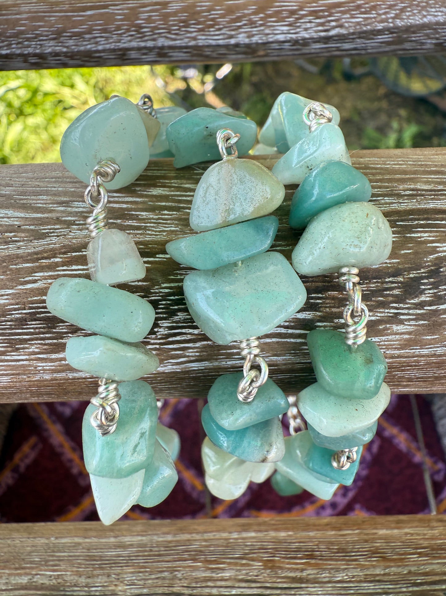 Gemstone Nugget Bracelets