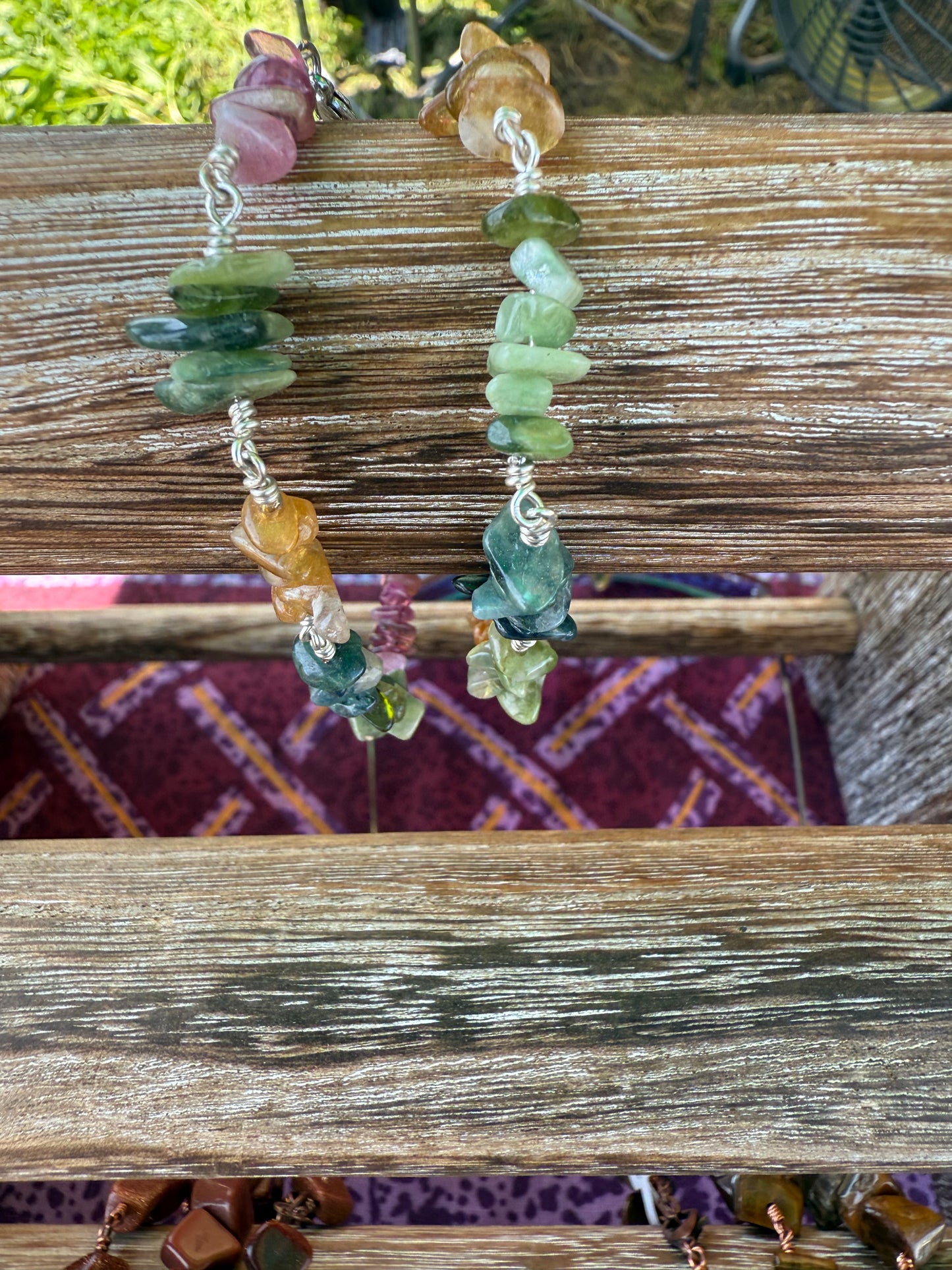 Gemstone Chip Bracelets