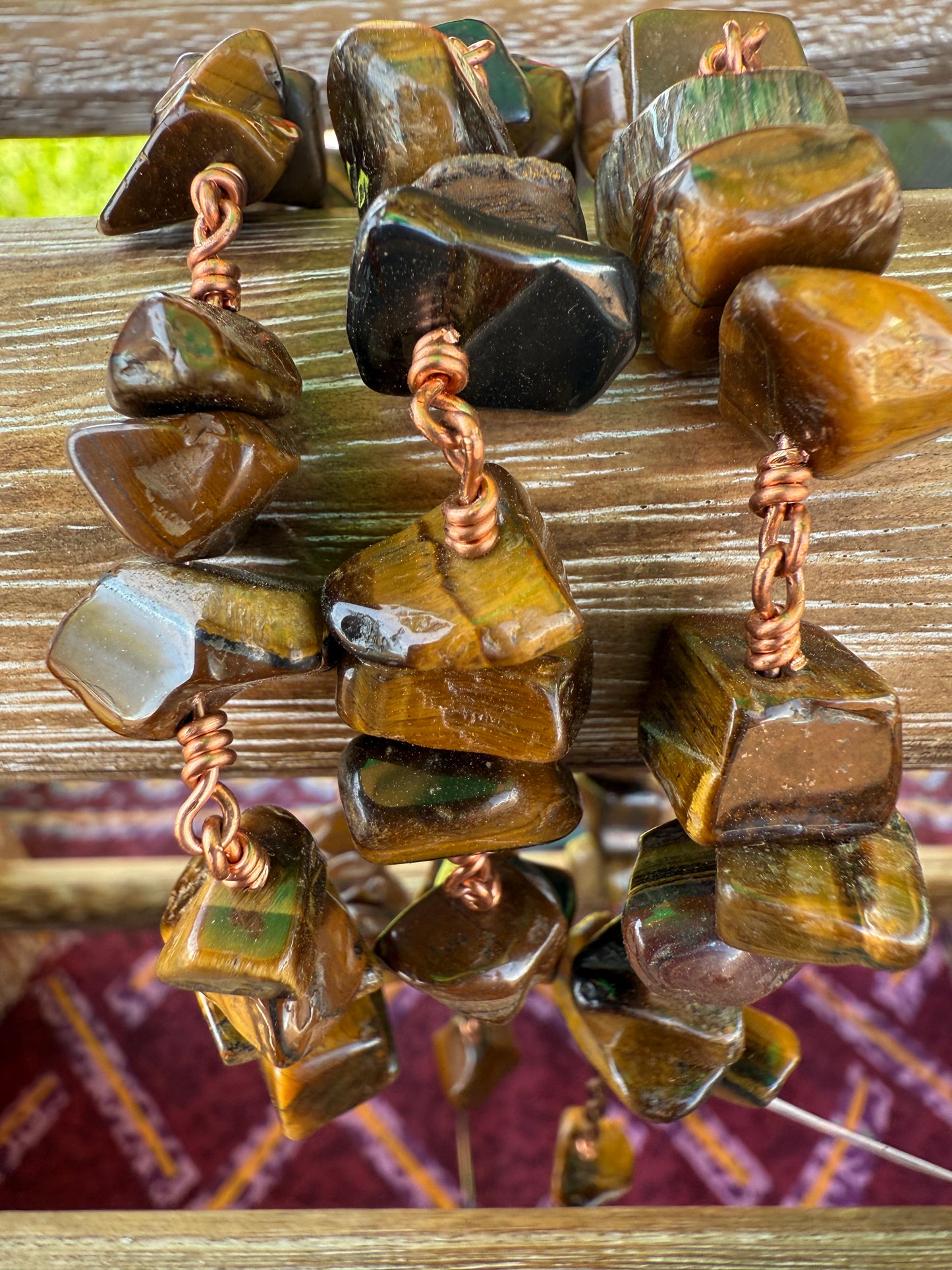 Gemstone Nugget Bracelets