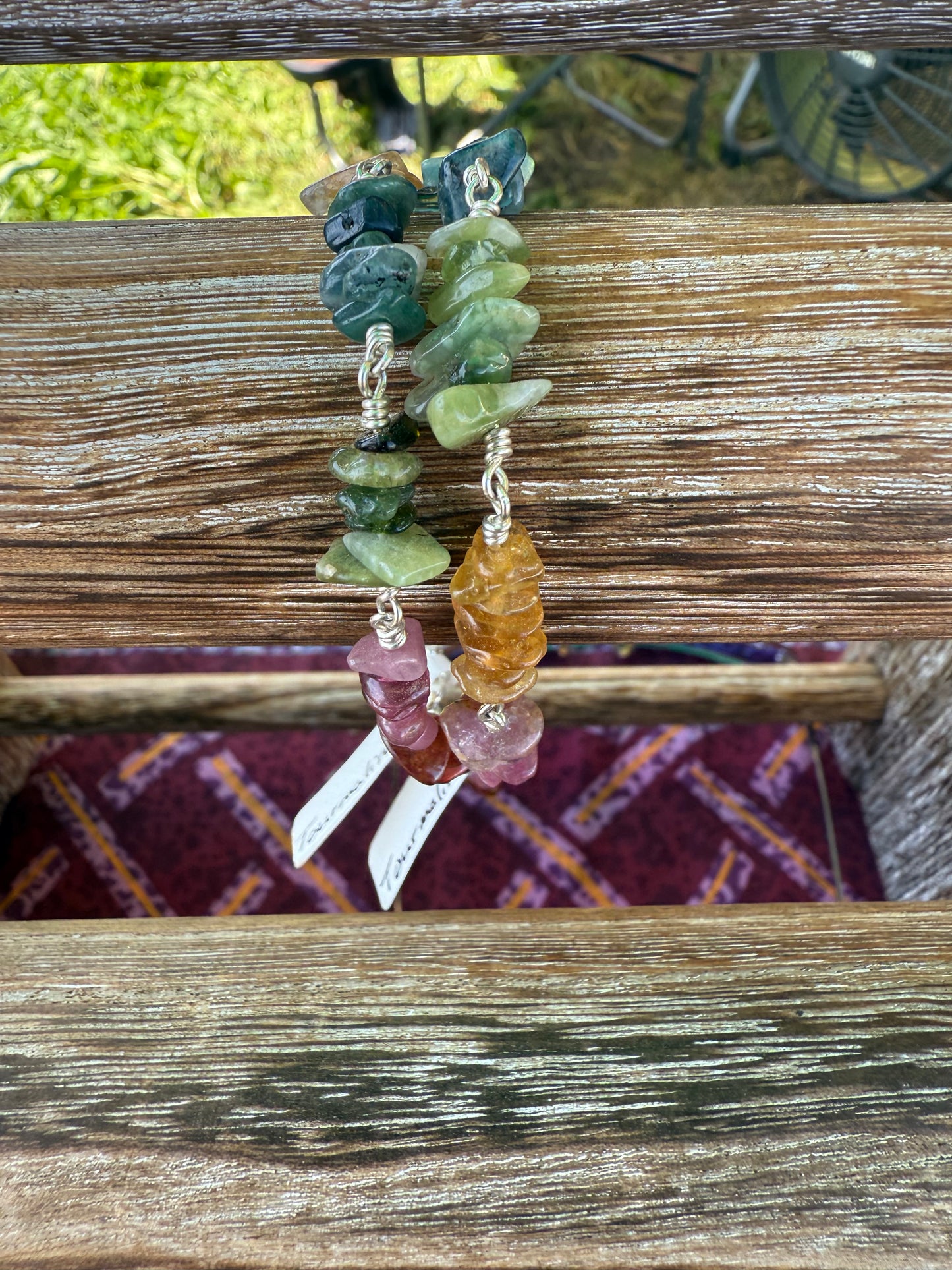 Gemstone Chip Bracelets
