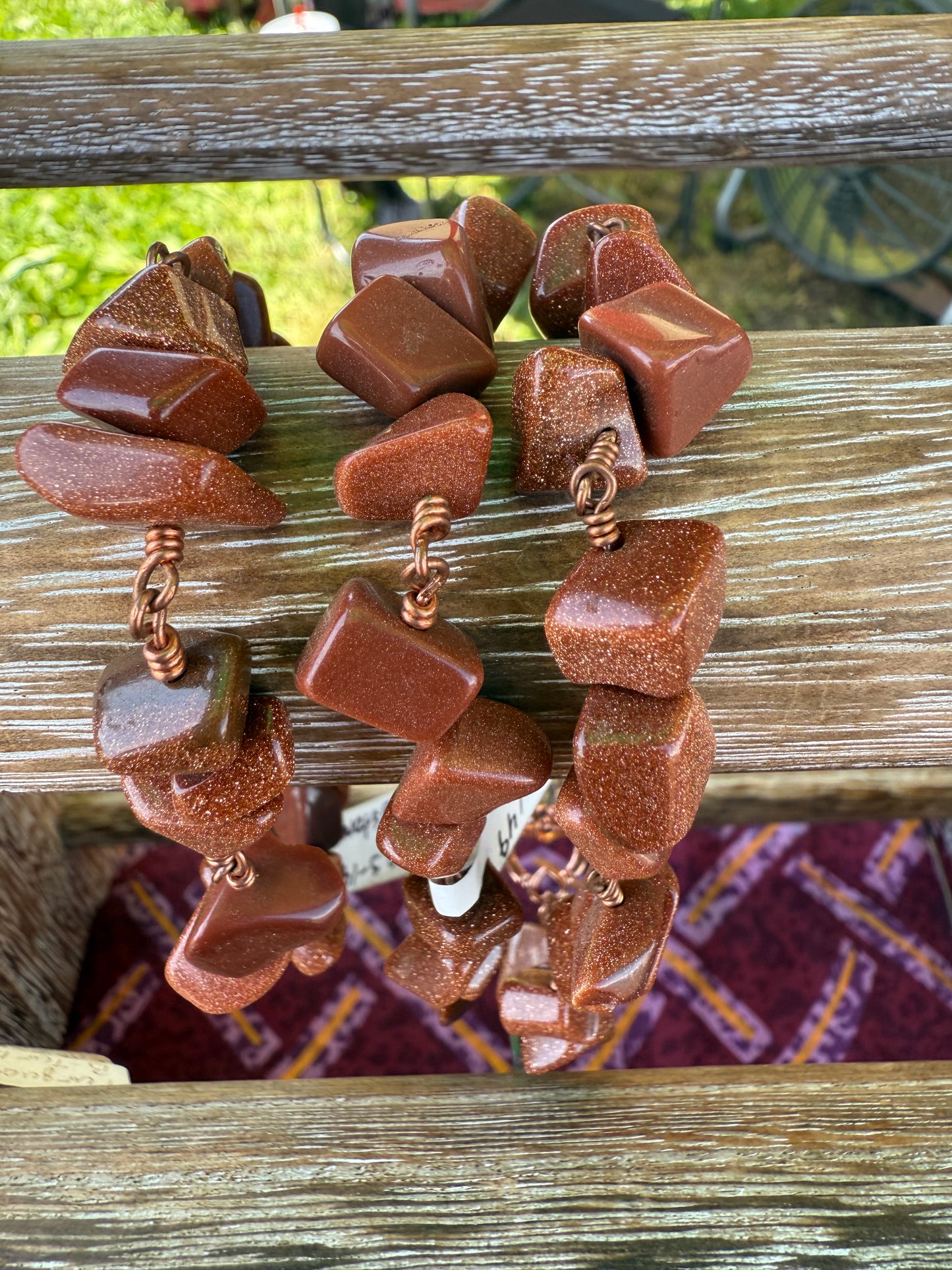 Gemstone Nugget Bracelets