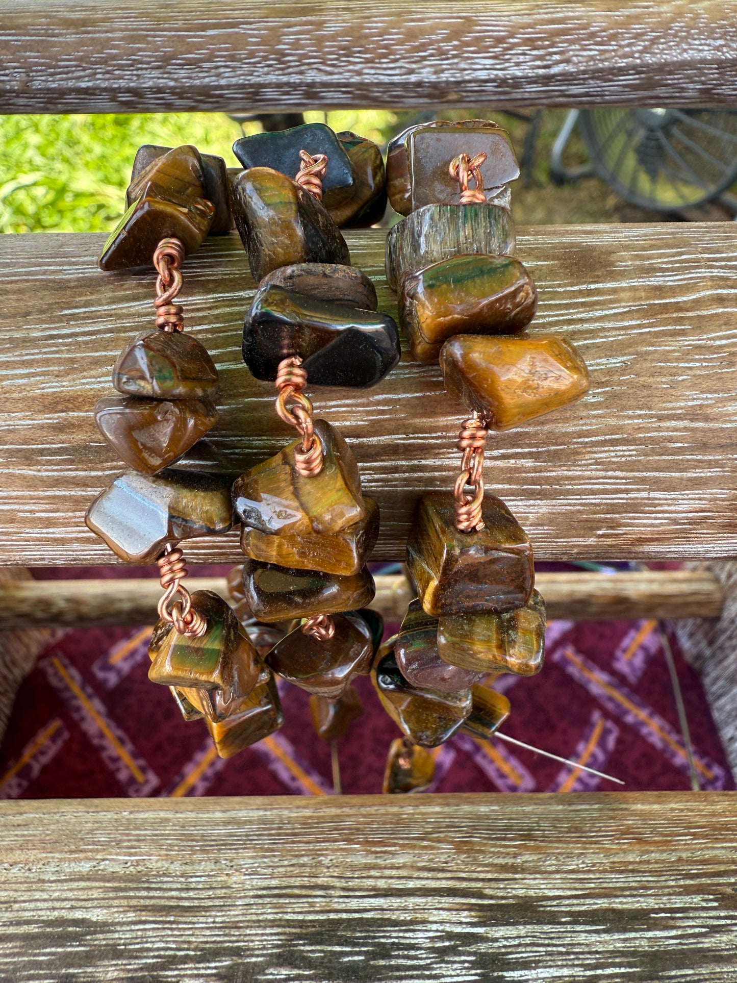 Gemstone Nugget Bracelets
