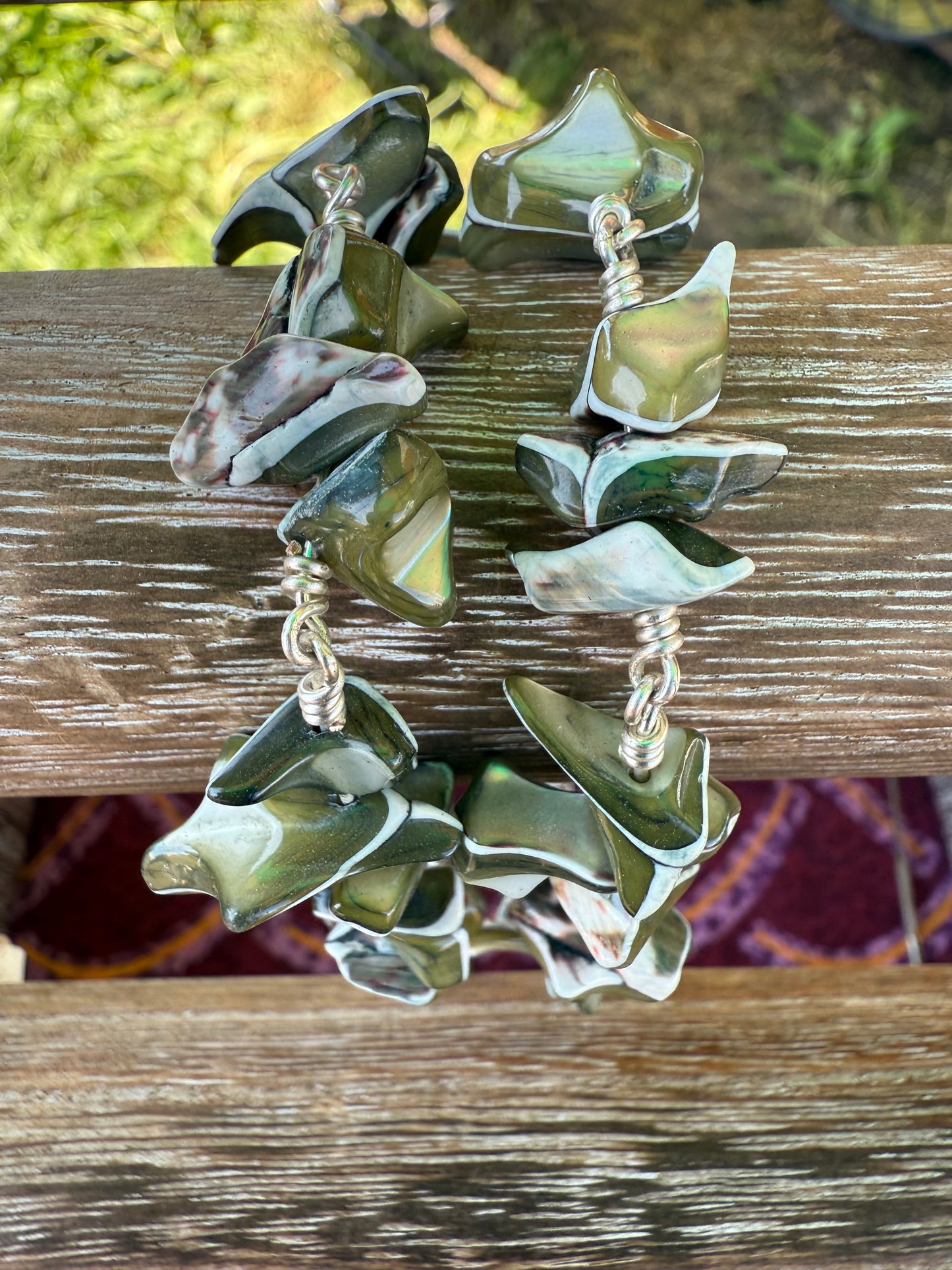 Gemstone Nugget Bracelets