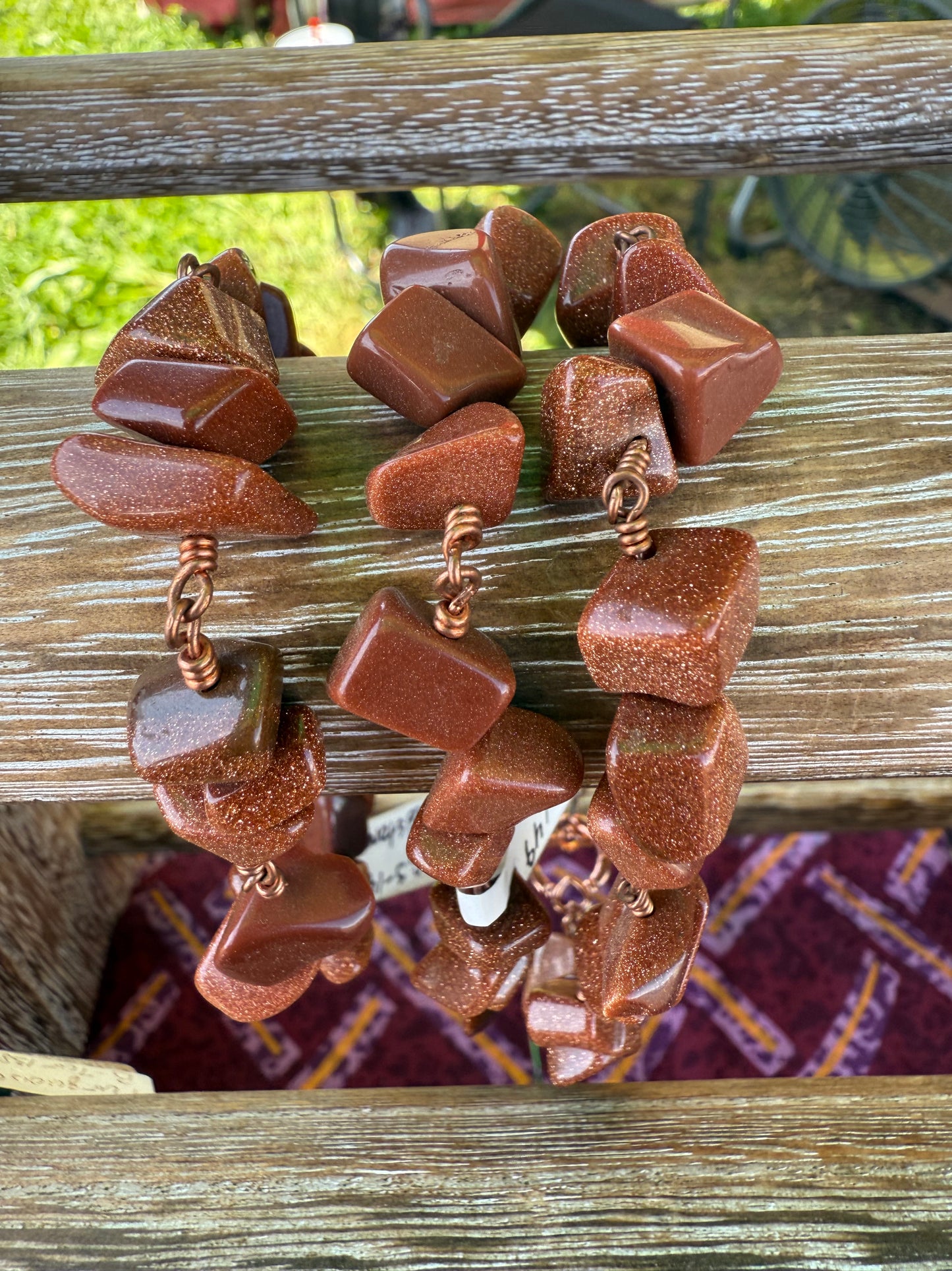 Gemstone Nugget Bracelets