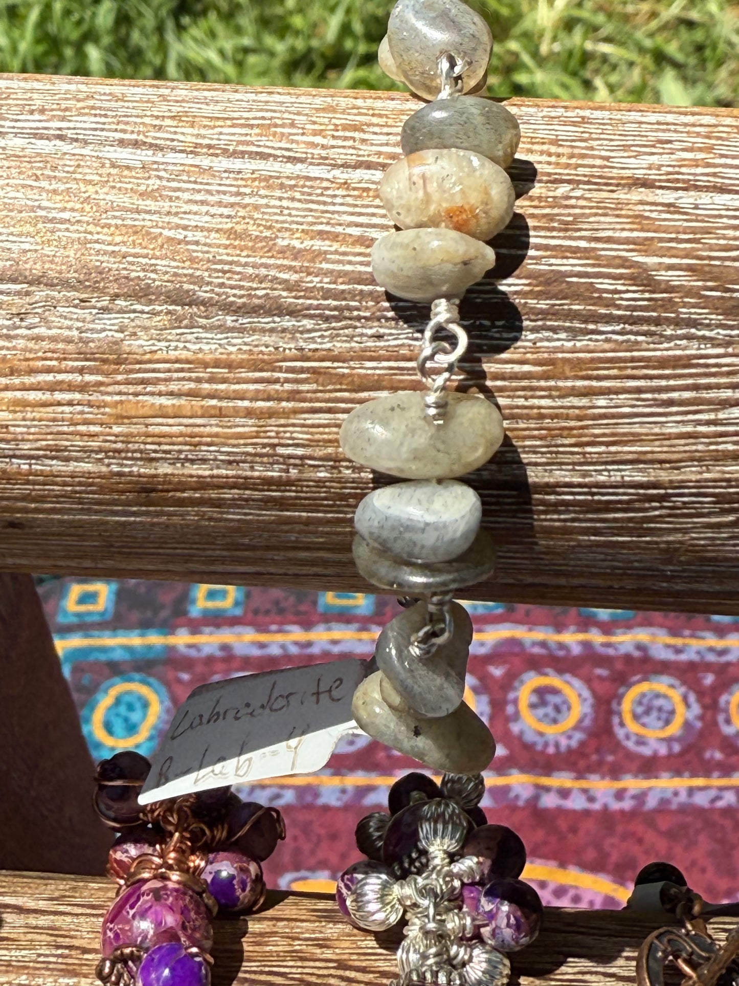 Labradorite Pebble Bracelet