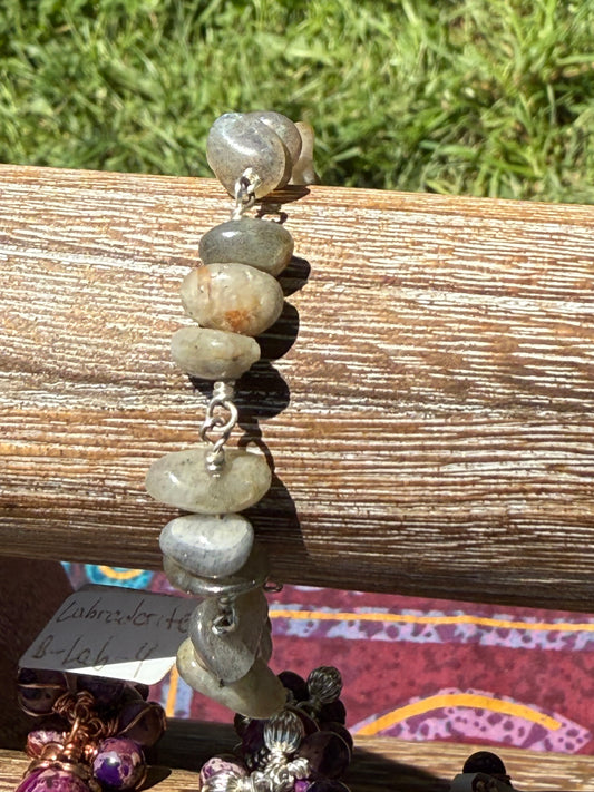 Labradorite Pebble Bracelet