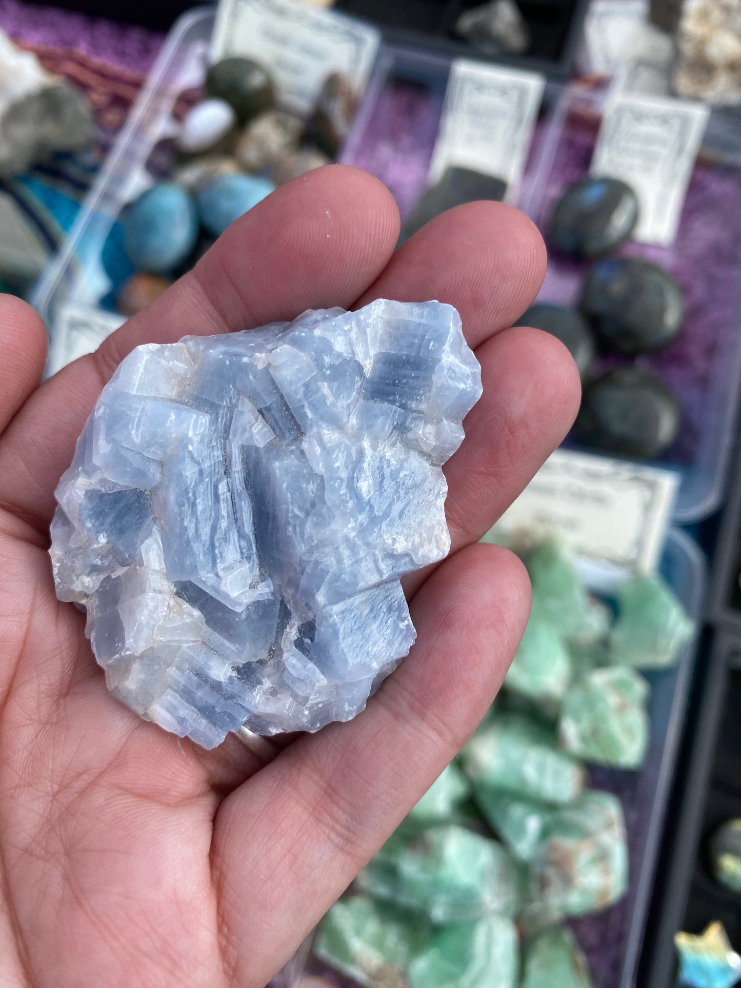 Blue Calcite